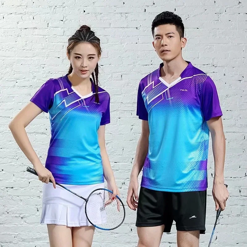 Men Women Tennis polo Shirt Shorts Sets , Badminton Jersey Shorts Suits , Girl Table Tennis T shirt Clothes , ping pong clothes