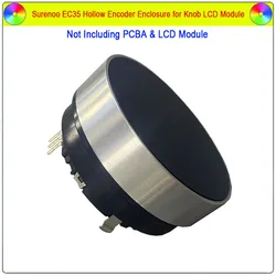 EC35 Hollow Encoder Enclosure Case Plastic Mold for Round Circular Rotary Knob LCD Module Display Screen & LED Nixie Tube