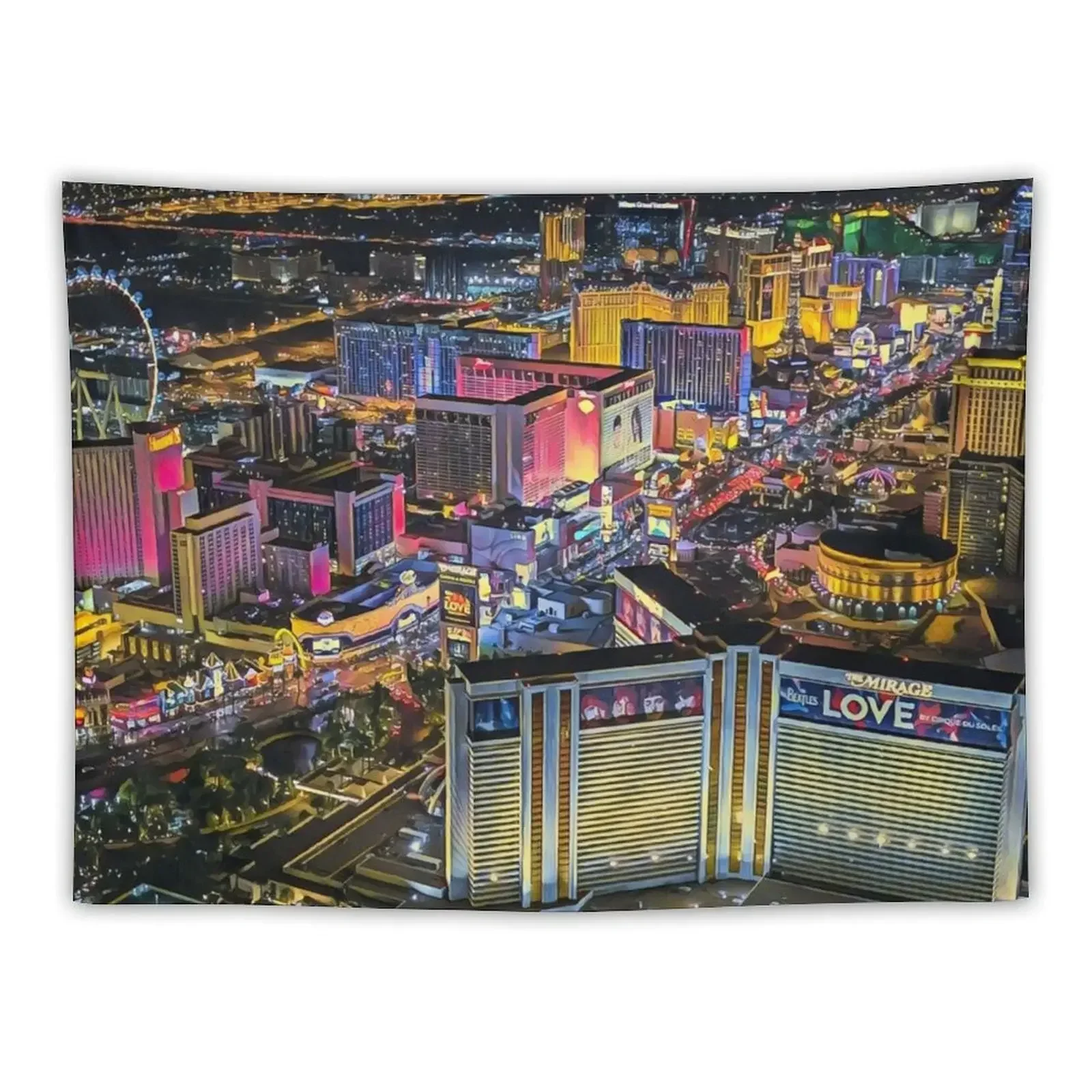 Las Vegas Strip Tapestry Home Decor Accessories Wall Deco Tapestry