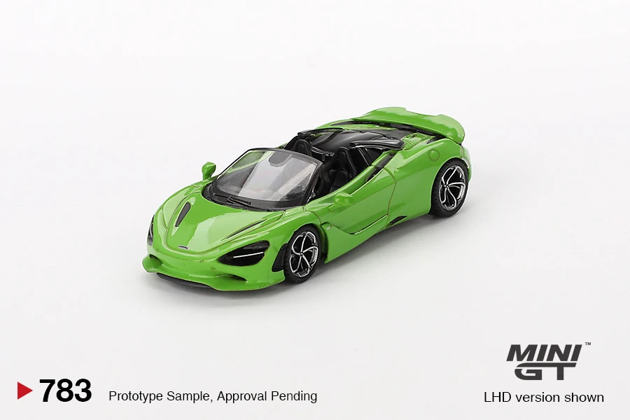 MINIGT 1/64 McLaren F1 Blue Black Metallic MGT01303-CH Cars Alloy Diecast Metal Model Kids Toys Boys view 4