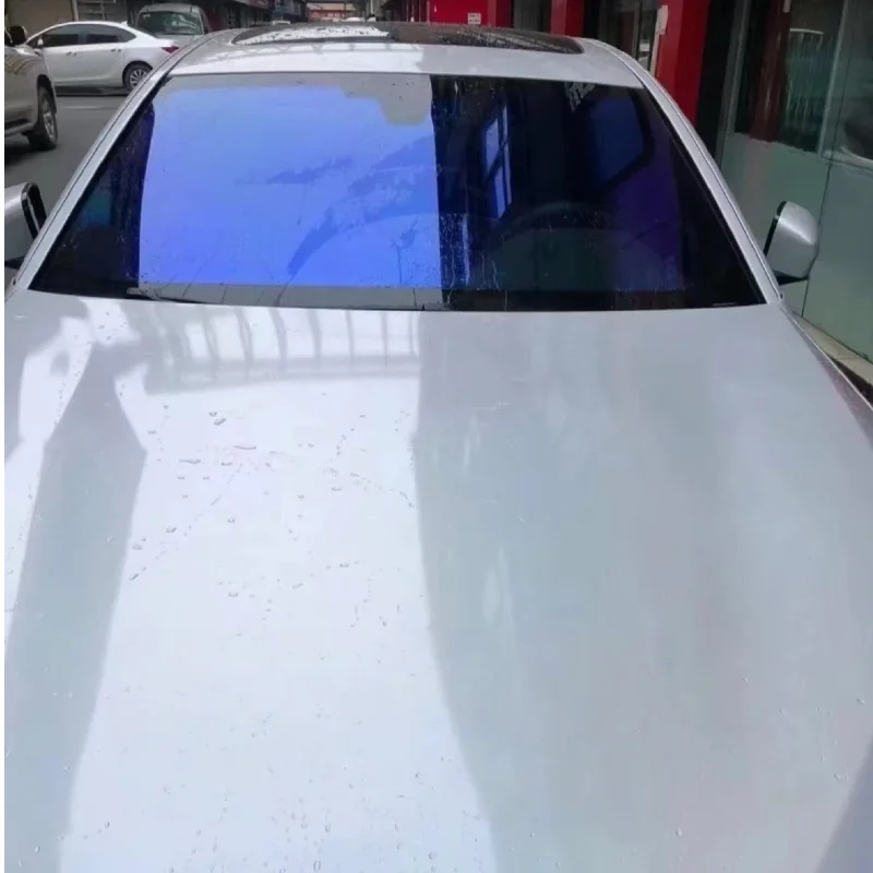 Premium LLuamr Colorful window Tint Film Chameleon Purple Series Nano-Ceramic IRR 99% UV 99%, High Heat Rejection Non-Fading