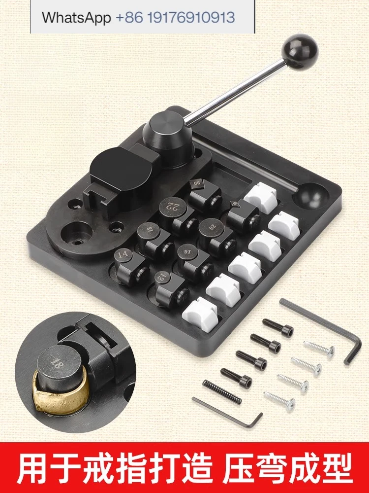 Manual Ring Bending Machine - Small Gold Silver Copper Strip Rolling Tool for Crafting And Jewelry Making