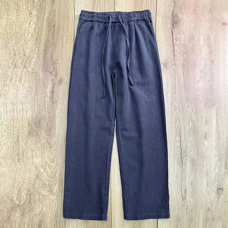 Boho Cotton Linen Pants for Men New Summer Lightweight Loose Fit Casual Sweatpants for Walking Jogger Trousers Work - Image 3