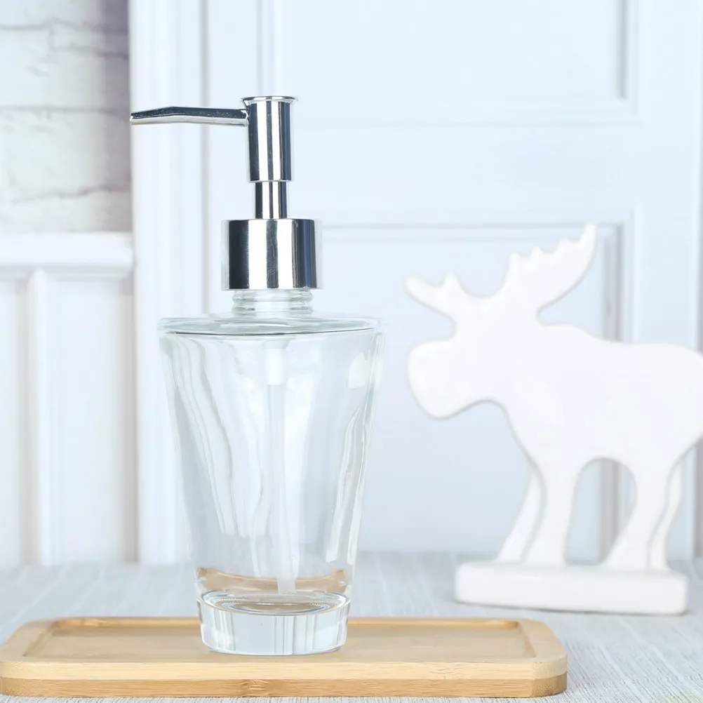 

Флакон-дозатор с помпой 210 мл, многоразовый, в европейском стиле, современный, для декора столешницы, для лосьона, мыла, шампуня, для ванной комнаты