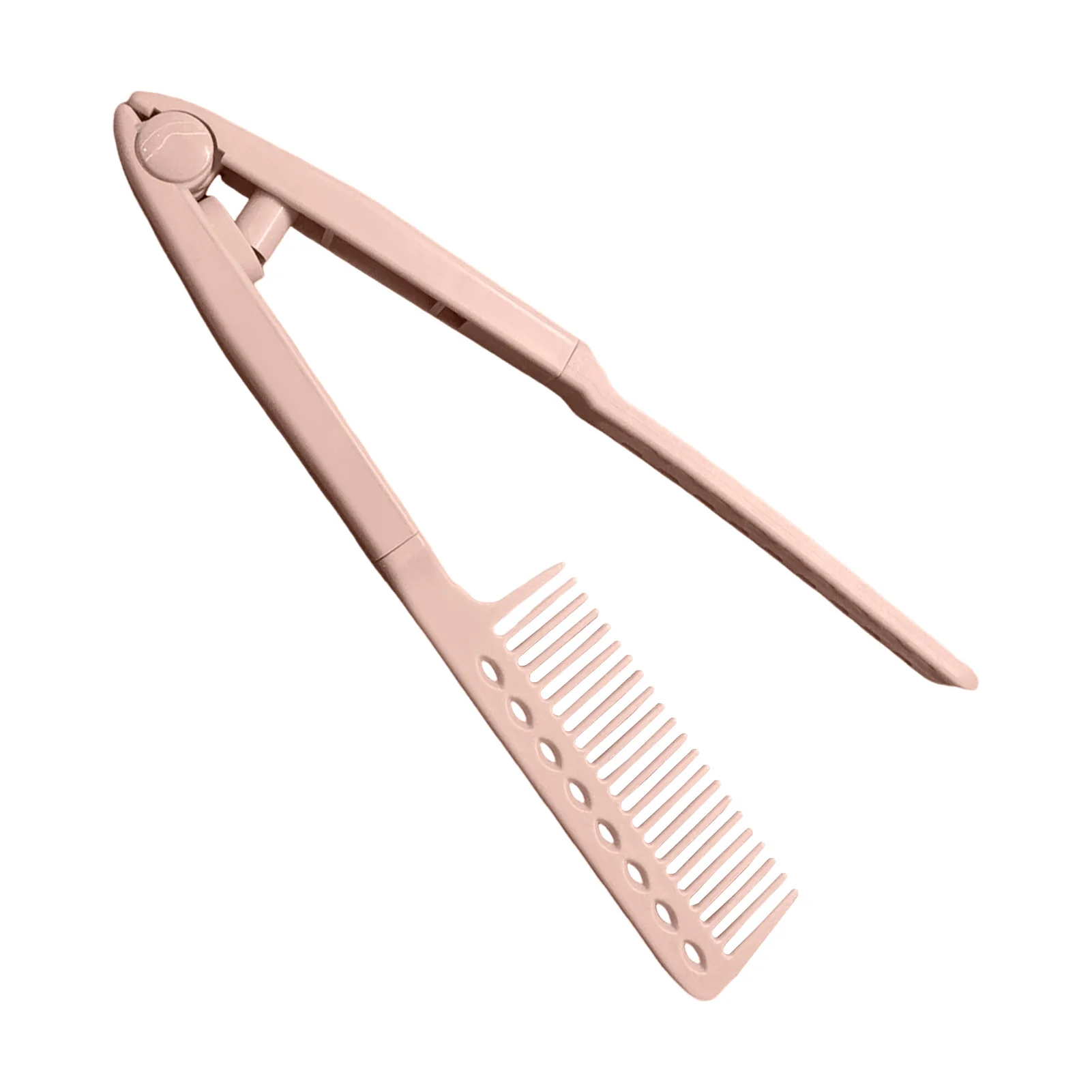 V Type Hair Straightener Brush DIY Hairdress Tool Hairdressing Combs Natural Hair Styling Curling Comb Hair For Male And Female - view 6