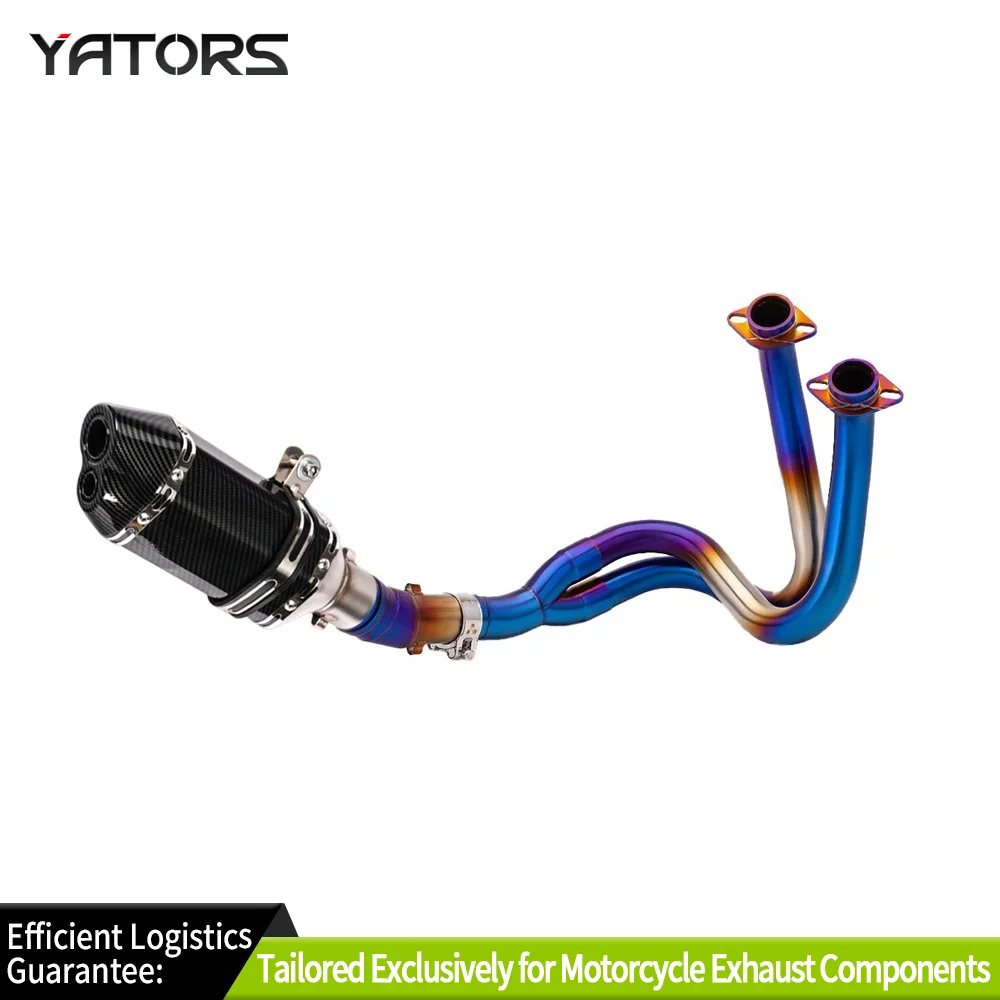 

Для Kawasaki ER6N Ninja 650 2012-2024 выхлопные системы, наконечники глушителя, среднее звено, выхлопные трубы