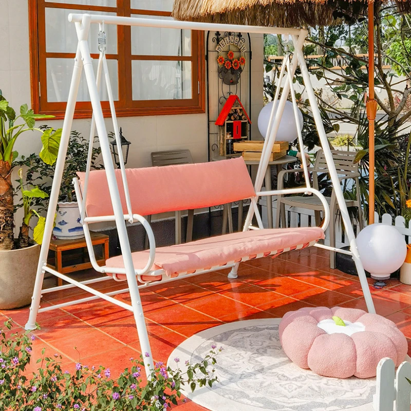 Franse Decoratie Tuinstoelen Opknoping Lang Kussen Moderne Tuinstoelen Childeren Swing Sillas Terraza Exterieur Kamer Meubilair