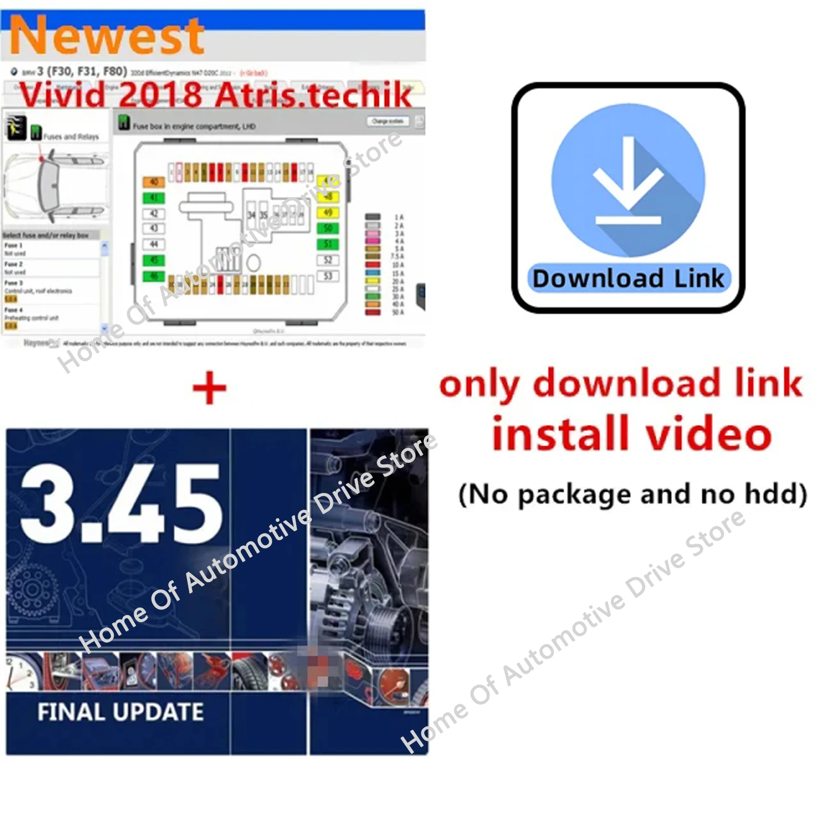 2024 Auto repair software Vivid 2018 Workshop DATA 2018 Atris-Technik Europe Automotive Repair Software + autodata 3.45 software