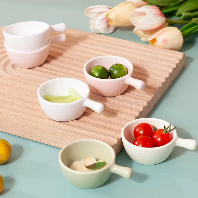 tigela-ceramica-com-alca-mini-tigela-bonito-sobremesa-creme-tigela-4pcs