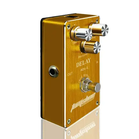 AROMA गिटार इफेक्ट्स पेडल ट्रू बाईपास डिस्टॉर्शन/डिजिटल डिले/कोरस/बेस लिमिटर/बूस्टर/ब्लूज़/मेटल/ओवरड्राइव डिस्टॉर्शन 10 best sales क्यूवेव बास - №8