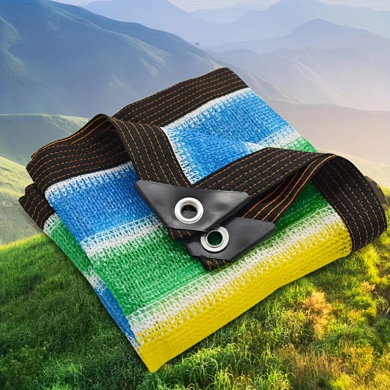 شبكة مظلة مزخرفة: يضيف نمط الخياطة قيمة جمالية كشاشة سياج خصوصية، وشبكة مظلة، وفناء خارجي.