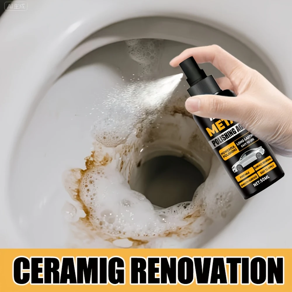 Metal Accessory Rust-Proof Renovation Spray, Polishing to Restore Its Shine, Suitable for Polishing and Repairing the Surfaces
