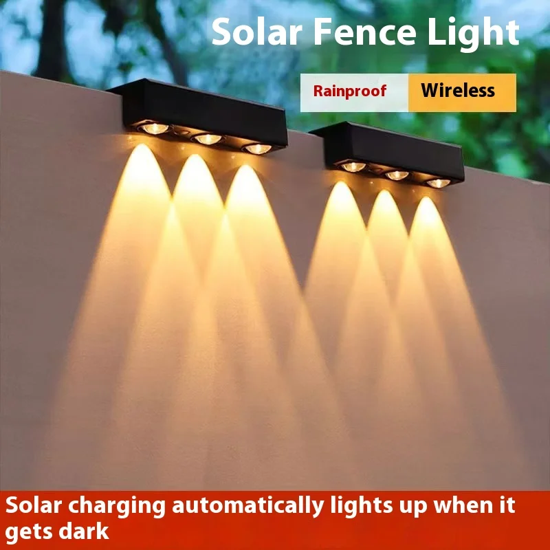 

Солнечный фонарь, светодиодный свет, теплый белый цвет, лампа, уличный датчик, садовые фонари, водонепроницаемые для садовых аксессуаров