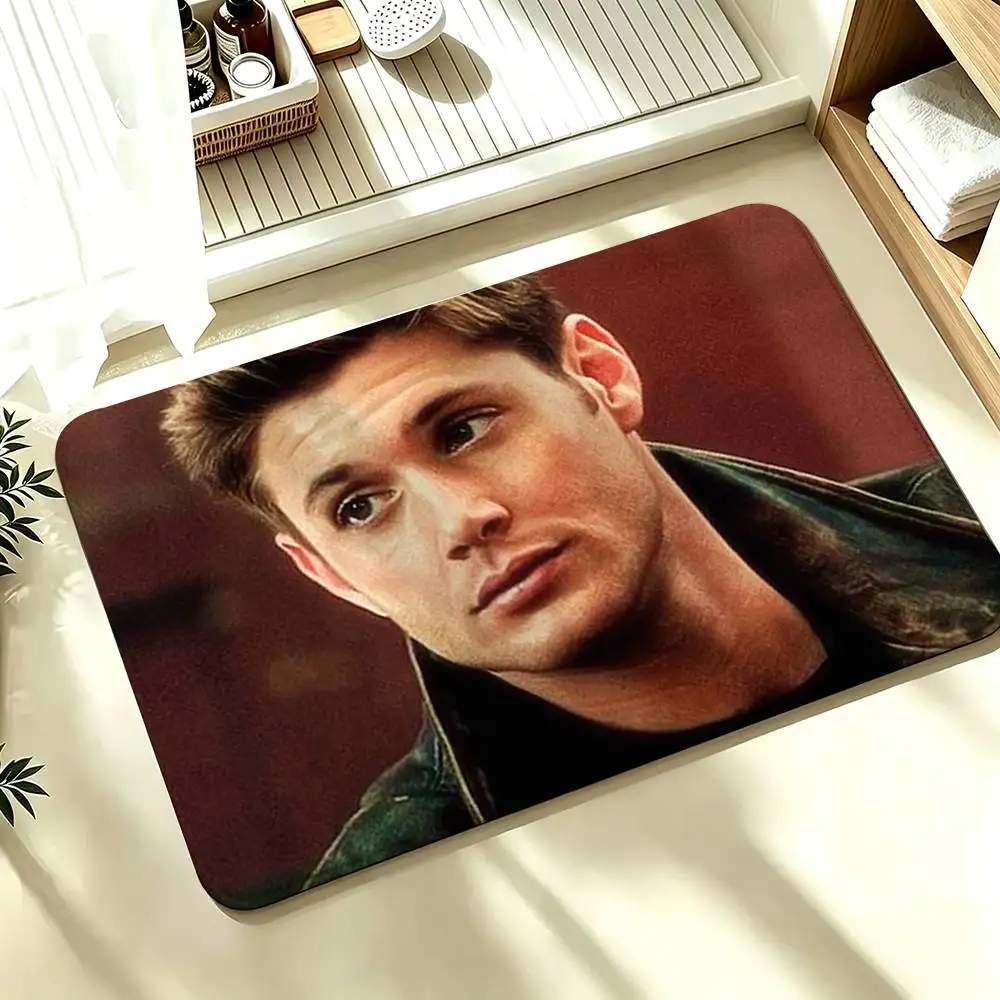 S-Supernatural Tv Show Shower Room Absorbent Small Floor Mat Soft Comfortable Decorative Foot Mat