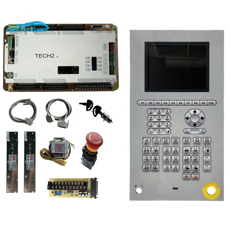 

injection molding machine control system techmation tech 2 with hmi q8m panel