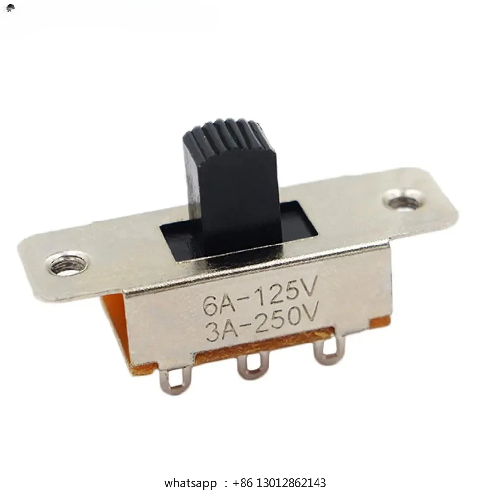 

3-digit 2P3T PCB panel sliding switch panel installation vertical sliding switch 6-pin high current 3A 250V toggle switch