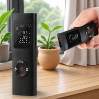 Laser Distance Meter 40 60M Portable Digital Measurement Tool High Accuracy USB Charging M in Ft Switch