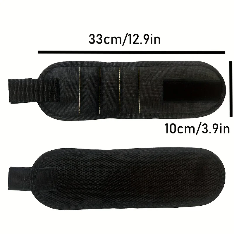 Ultra Strong Magnetic Tool Wristband - Suitable for Screws, Nails, Bolts, and Drills - Unique Support Design view 3