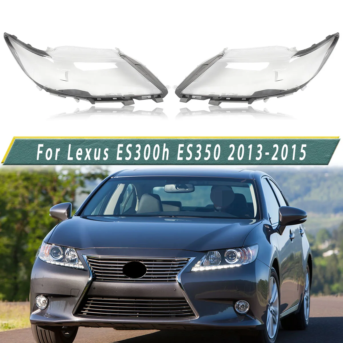 

Пара сменных чехлов корпуса фары для Lexus ES300h ES350 2012-2015, линзы передней фары