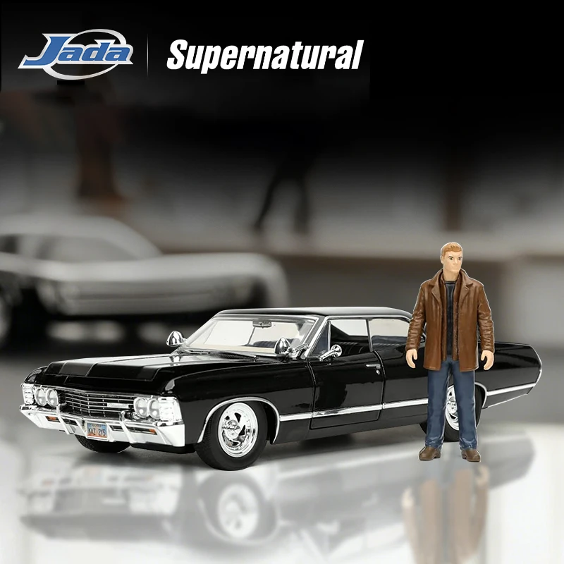 JADA Toys Supernatural 1967 Chevrolet Impala Sport Sedan escala 1:24 modelo fundido a presión JD32250