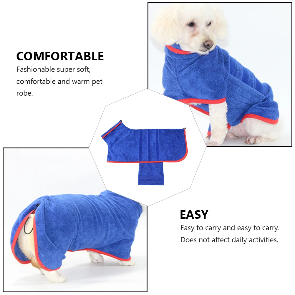 

Absorbent Bathrobe Pet Towel Dog Towels Water Proof Cat Polyester Supply Drying Bridegroom