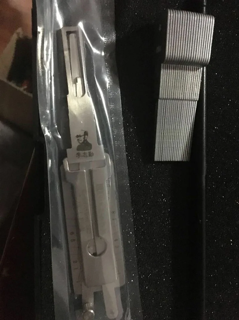 Strumento LISHI originale VAT2 2 in 1 2IN Ign/Dr/ Bt Decodificatore automatico e strumento di prelievo ock Smith