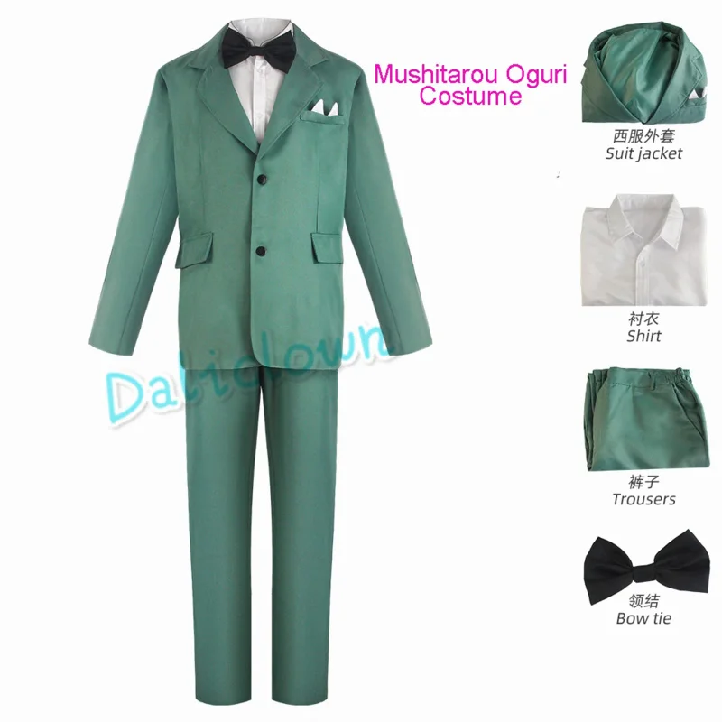 Jachtuniform Ouri Nikolai Gogol Saigiku Jouno Teruko Okura Tetchou Suehiro Cosplay Kostuum Pruik