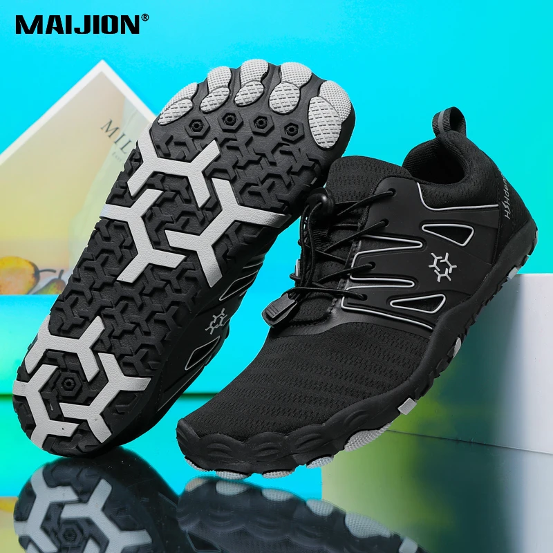 Breathable Men's Hiking Shoes Quick Dry Outdoor Wading Trekking Sneakers Women's Non-slip Casual Sport Shoes Elastic Rubber Sole
