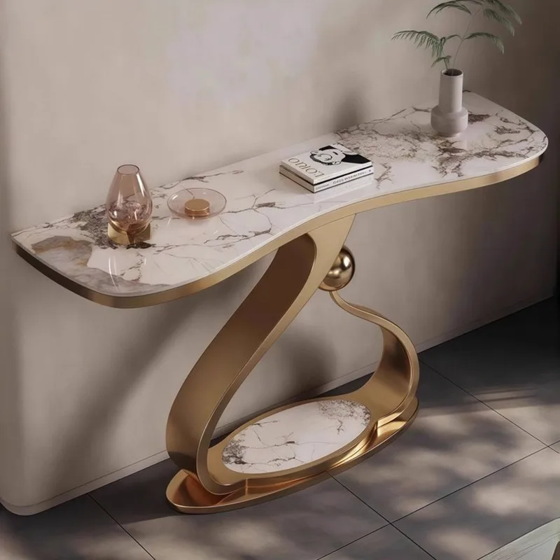 طاولة وحدة التحكم الفاخرة ديكور الجمال الحديث مداخل الجدول تصميم أثاث الشمال مدخل وحدة التحكم أثاث غرفة المعيشة