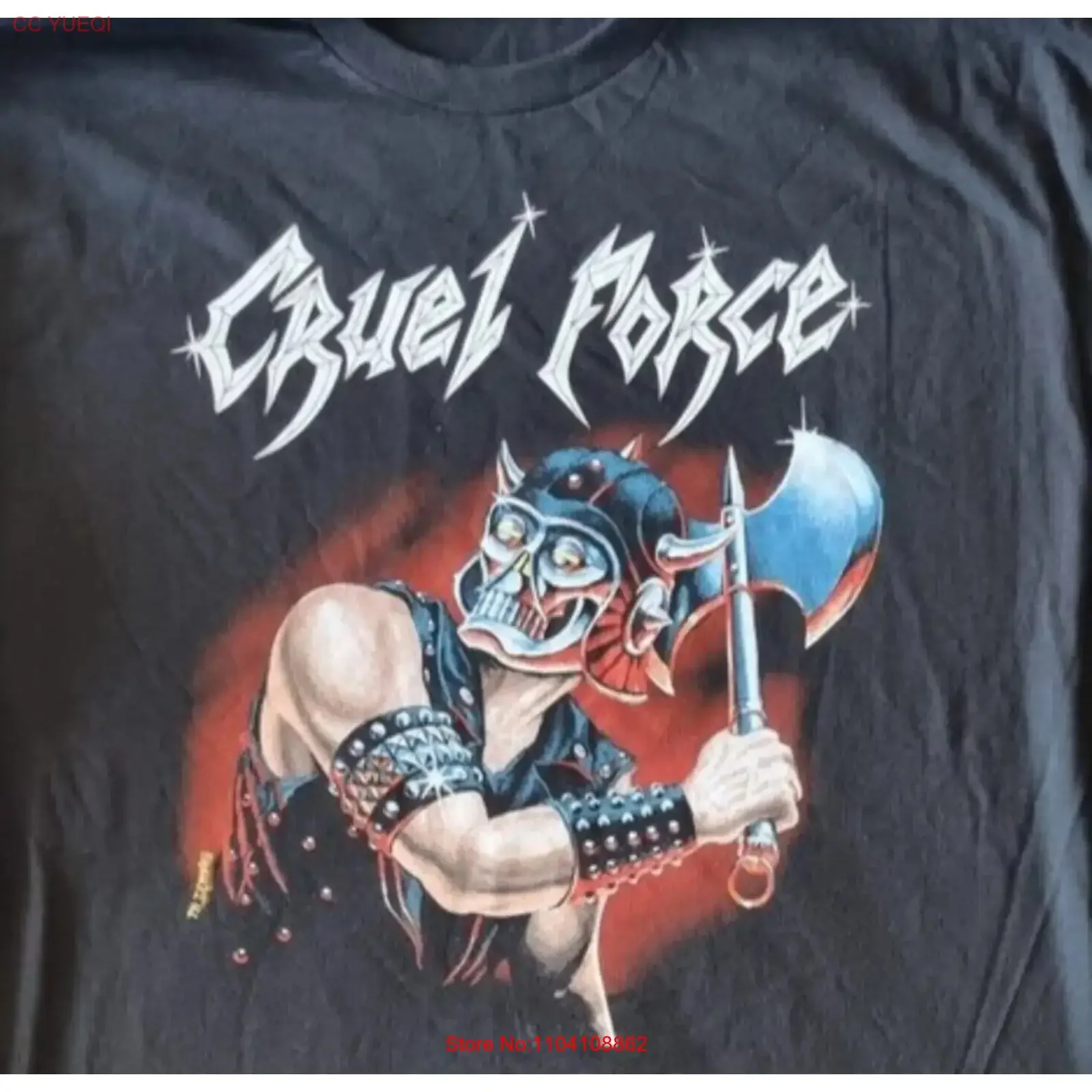 Vintage CRUEL FORCE Power Surge T Shirt Concert S to 5XL BO387 vintage Washed Soft fashion homme graphic Stylish Casual