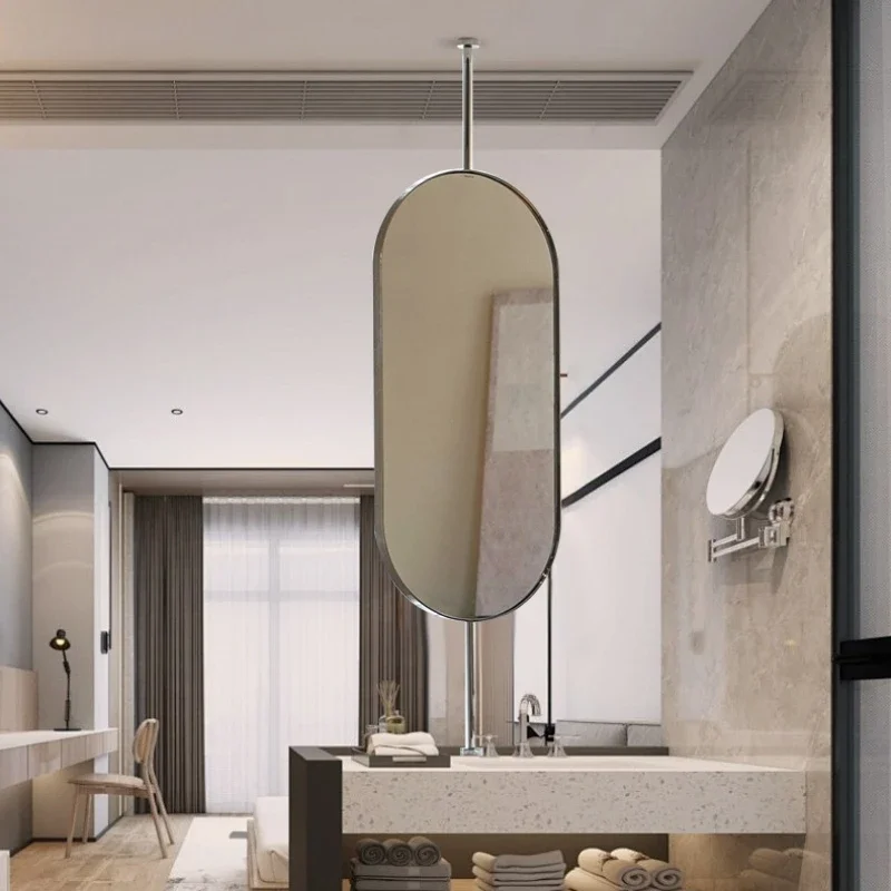 Long Mirror Bedroom Decoration Woman Repeat Growth Mirror Wall Sticker Mirrors Full Body Wall Art Ornaments Room Miroir Mural