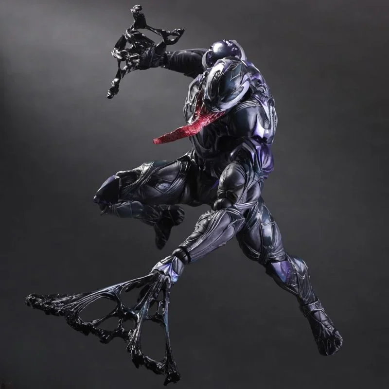 Marvel Movies Venom PVC Action Figure Collectible Desktop Sculpture Model Ornaments Toy Home Decoration Children Birthday Gift