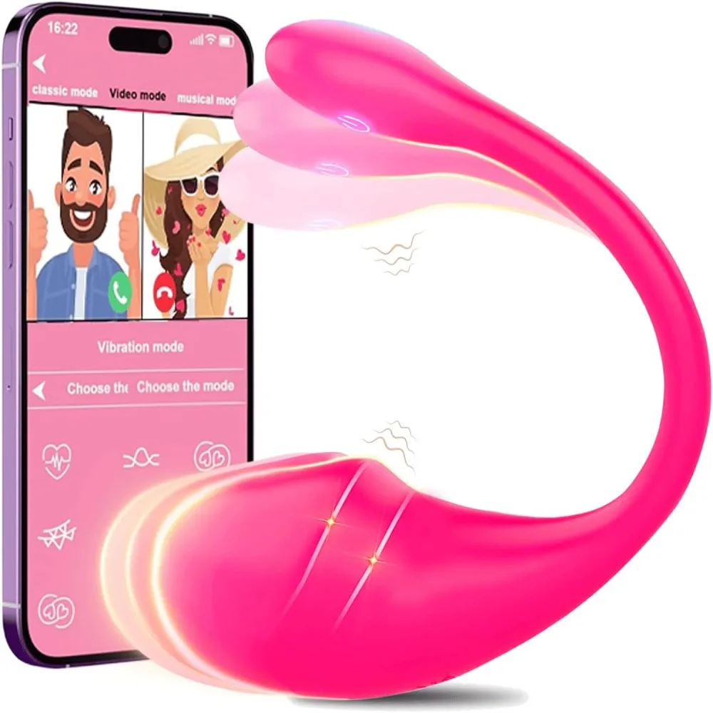 جهاز هزاز لتدليك الجسم الحب البيض البظر محفز الاستمناء G بقعة كرات المهبل App التحكم تهتز البيض الجنس لعب الكبار النساء #1