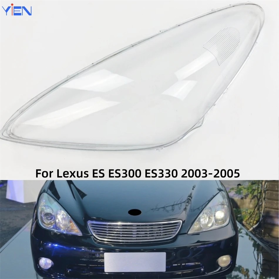 

For Lexus ES ES300 ES330 2003 2004 2005 Accessories Lampcover Caps Headlamp Shell Car Front Headlight Lens Cover Lights Shell