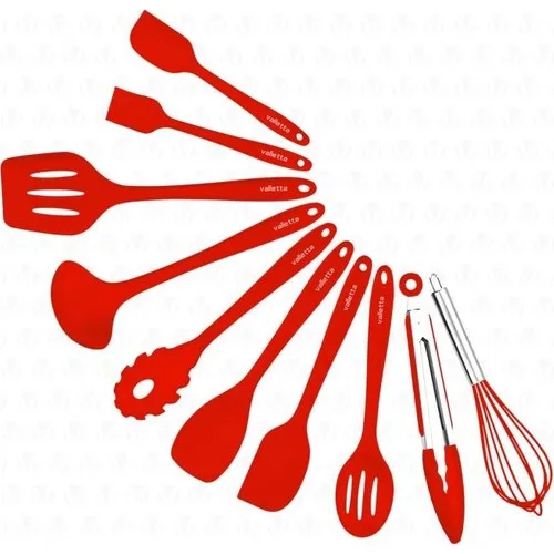 Salvatore 10 Piece Spatula Set Red