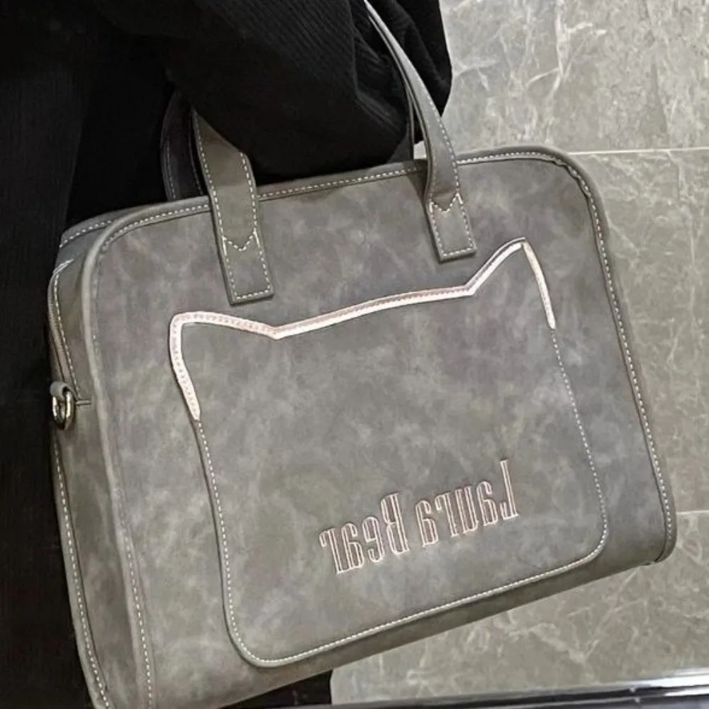 

Tablet Carring Case Portable Laptop Sleeve Large Capacity Shockproof Computer Handbag with Straps 13/14 Inches Laptop Bag Office