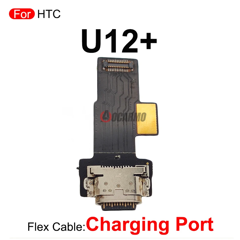 For HTC U11 EYEs U11+ U12+ U12Life U Ultra U Play U20 USB Charging Dock Charger Port With Microphone Connector Flex Cable Repair