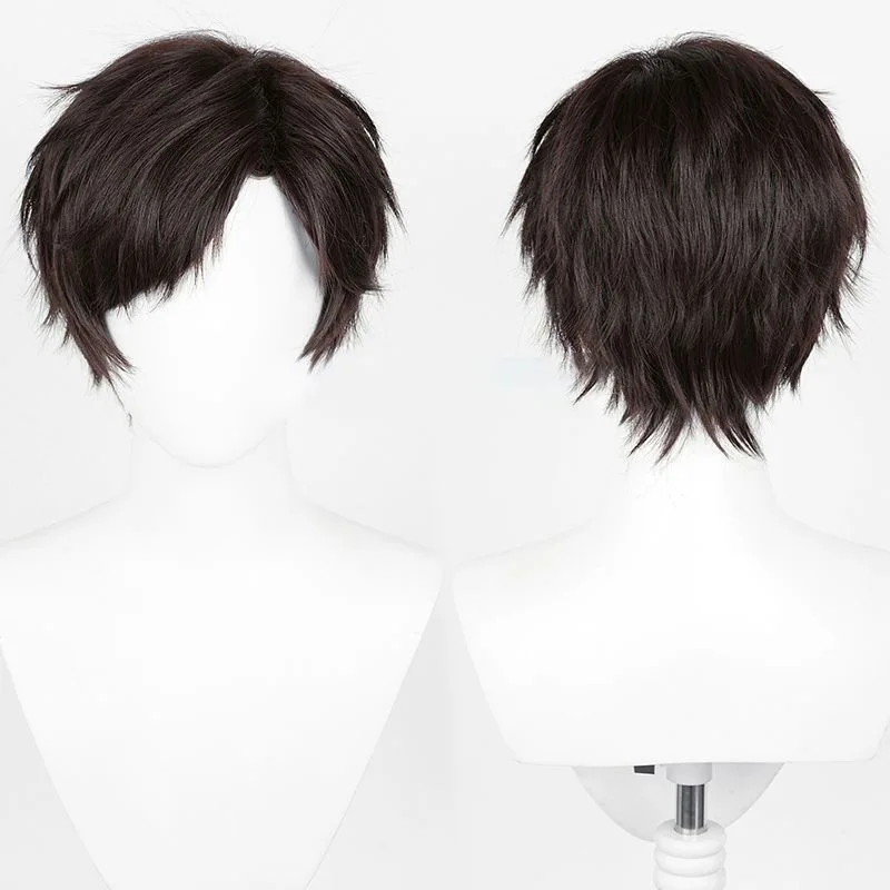 Cosplay Anime Wig Easy To Shape, 2D Character Role Play Hairpiece for Comic Con Events