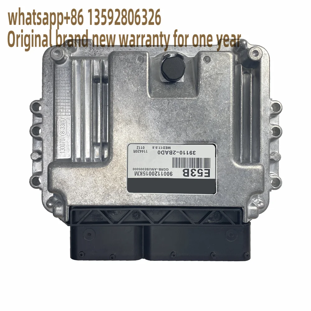 

39110-2bad0 9001120015km New Ecu Original Car Engine Computer Board Meg17.9.8 Fit For Hyundai-accessory E53b