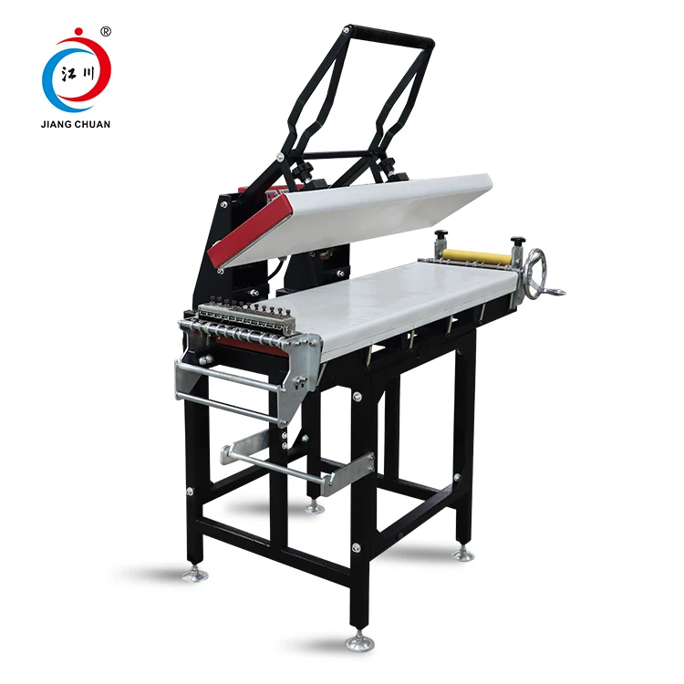 Jiangchuan Brand 25x100cm Double Heating Plate Lanyard Heat Press Machine