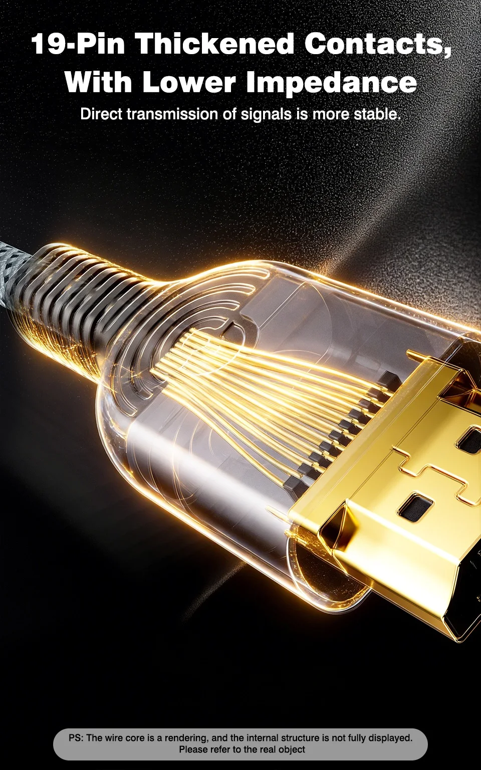 UGOURD 4K 144Hz HDMI-zu-Mini-HDMI-Kabel, bidirektionales Micro/Mini-HDMI-zu-HDMI-Kabel, 4K@60Hz für Raspberry Pi Kamera DV 2K165Hz – Detail 8
