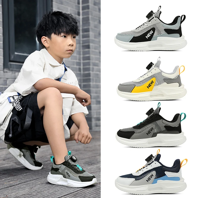 

Boys' Shoes 2026 New Summer Kids' Sneakers Girls' Mesh Breathable Hollowed-out Running Shoes for Children Sneakers for Boys Kids