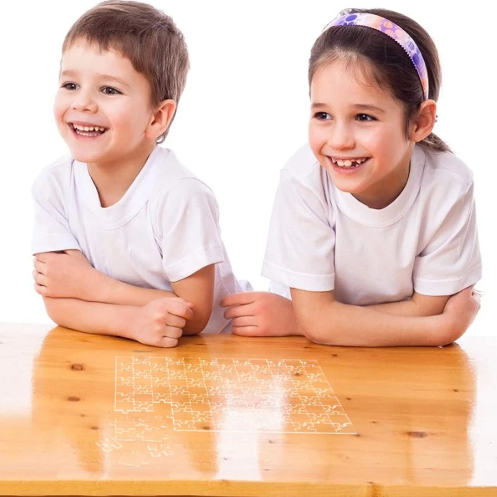 108 قطعة من أحجية الصور المقطوعة الشفافة للأطفال التعليمية لتنمية الدماغ والتنسيق بين اليد والعين والمهارات الحركية الدقيقة للأطفال الصغار