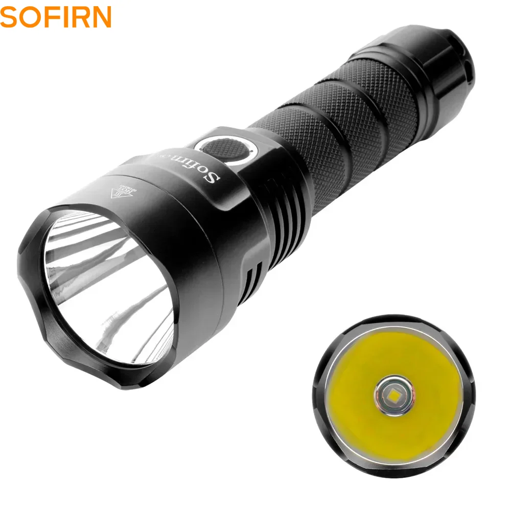 Sofirn C8G Tactical Torch SST40 LED 2000lm High‑Power Flashlight  Rechargeable Battery ATR Ramping Mode With Indicator Light