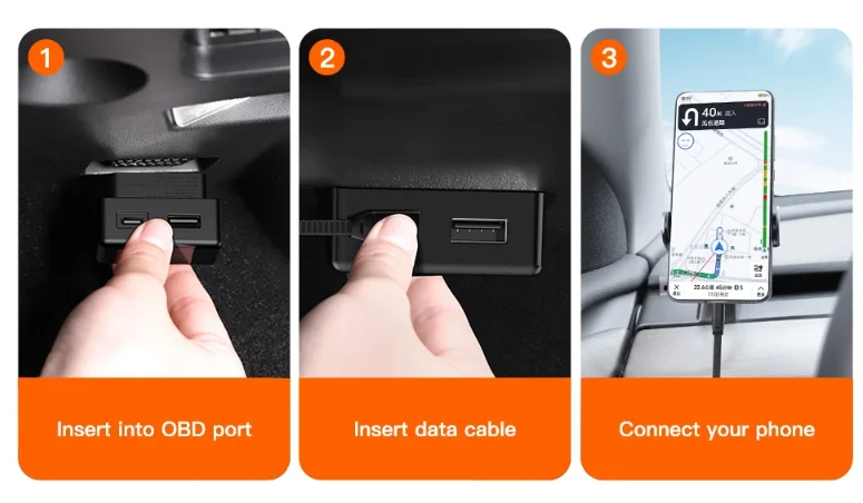 OBD-Stecker für Tesla Model 3 Modell Y X S Obd-Adapter zum Aufladen für Tesla Car Model 3 Modell Obd2 Splitter Ladegerät-Adapter – Detail 5