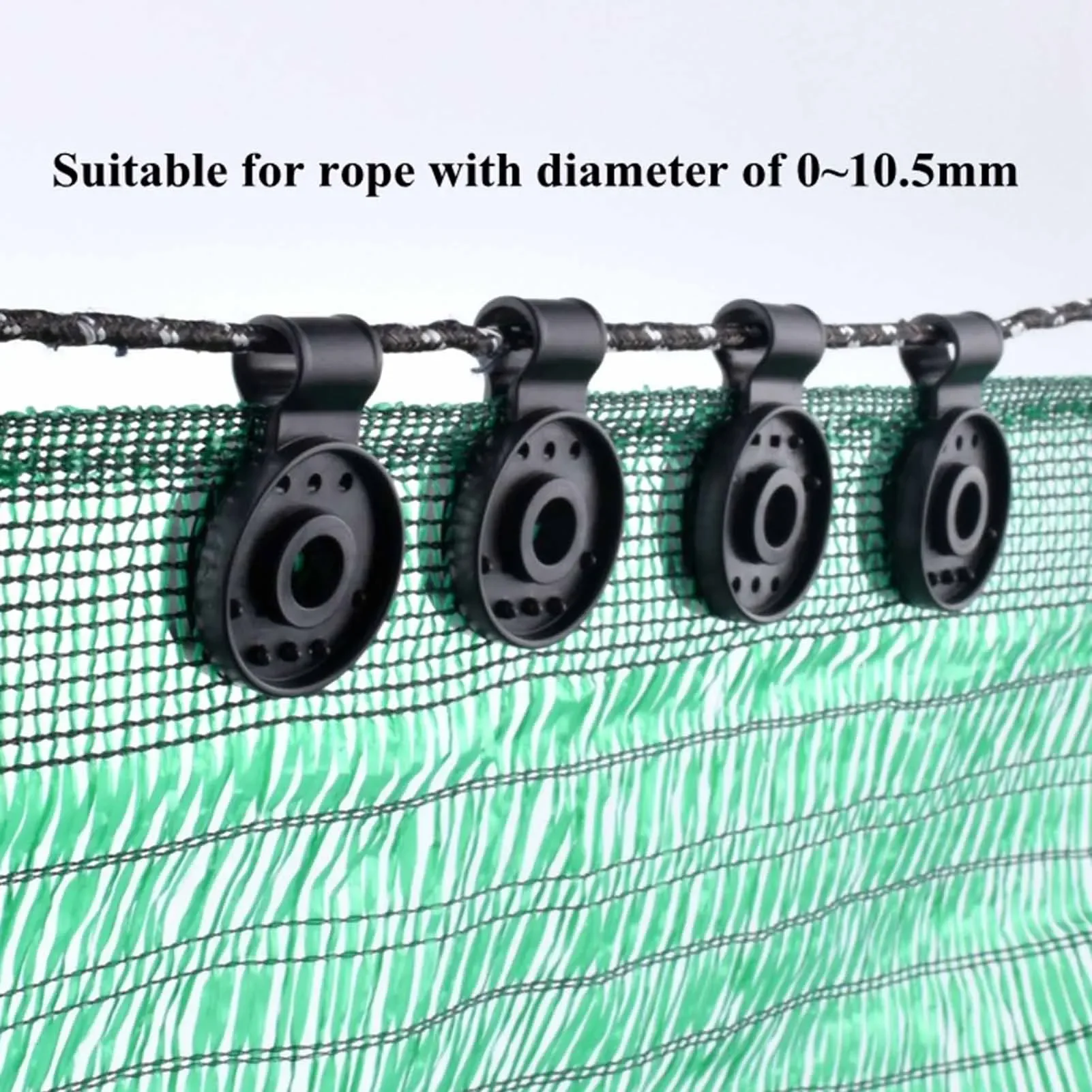 50Pcs Outdoor Shade Canopy Clip Plastic Shadow Mesh Clips Awning Fence Net Fix Clamp For Garden Backyard Greenhouse