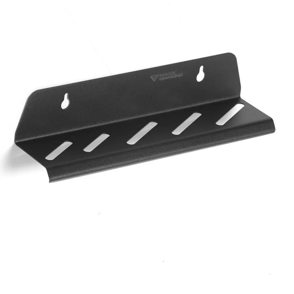 Steel 5 Holes Inclined Wall Knives Holder-Black