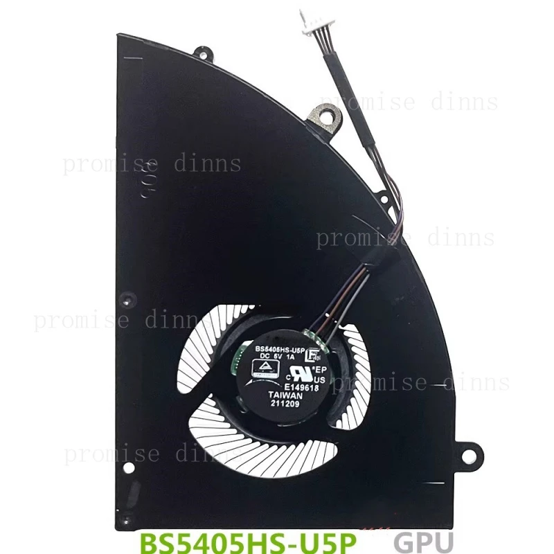 M   Laptop CPU GPU Cooling Fan For MSI Delta 15 A5Ex A5EFK MS-15CK BS5405HS-U5N