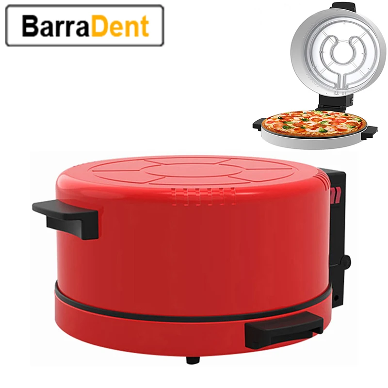 

1800W Electric Arabic Bread Maker Household Steak Pan Machine Countertop Pizza Oven With Non-stick Bakeware