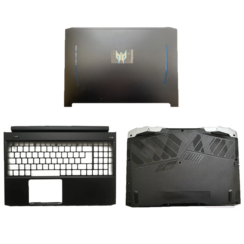 

New laptop lcd back cover/lcd hinges/lcd front bezel for acer Predator Helios PH315-53 black series top cover 60. q7wn2.001